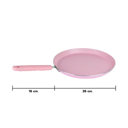 กระทะทำเครป 26 ซม. RRS หนา 2 MM สีชมพู_4